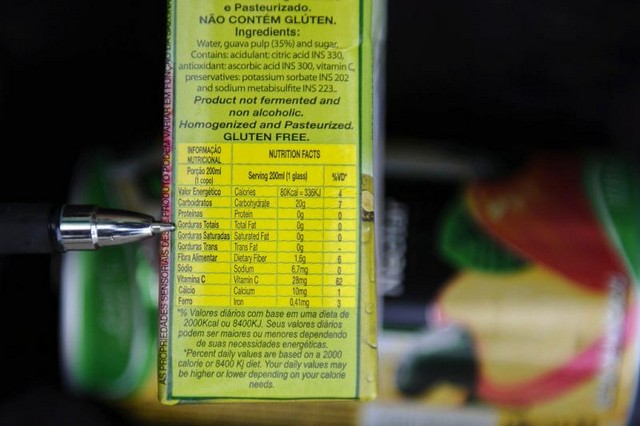 Rotulagem de alimentos anvisa